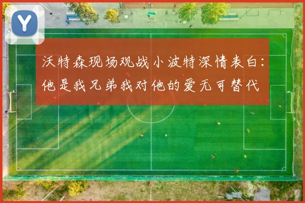沃特森现场观战小波特深情表白：他是我兄弟我对他的爱无可替代
